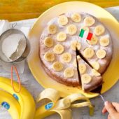Italiaanse torta paradiso met Chiquita banaan