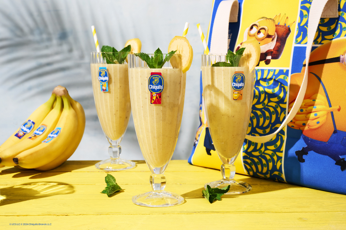 Milkshake met Chiquita-bananen